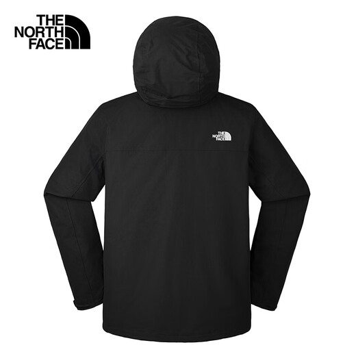 The North Face functional three-in-one men's windproof and waterproof jacket 550 fluffy goose down inner liner 25 autumn and winter new | 81QS JK3/Cosmic Black L/175