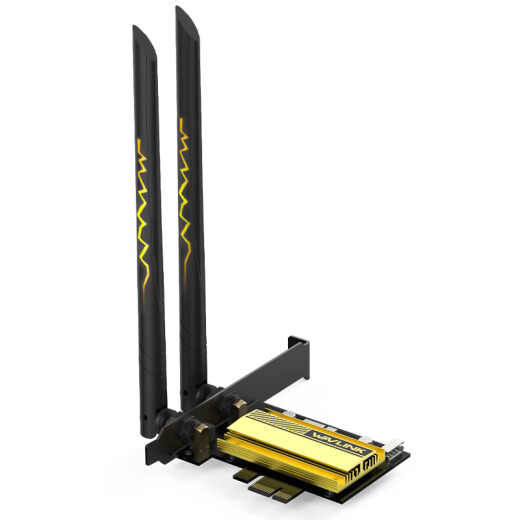 睿因（Wavlink）WN675X3-C AX210无线网卡Intel千兆高速电竞游戏WiFi6台式机专用内置PCI-E网卡wifi接收器蓝牙5.3
