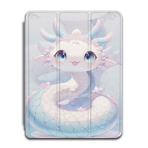 胜埃适用华为matepad11小蛇SE新年m6荣耀v8/x9/v7/v6/c5/10.4寸pro/10.8畅享2平板11.5柔光版保护壳套 Z11979小蛇-三折式笔槽-钢化膜 华为C7  - 10.