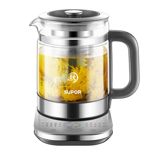 SUPOR Health Kettle Business Tea Boiler Tea Kettle Thickened Glass Bird's Nest Kettle 1.5L Electric Kettle Electric Kettle Scented Tea Electric Tea Kettle Tea Boiler New Product Launch/1.5L Upgraded Pure Titanium Heating Plate