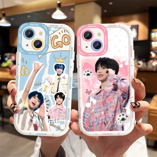 TF家族陈奕恒手机壳适用苹果16ProOPPOvivo华为荣耀小米ins风软壳 二代奶白对孔-AS6174 华为/荣耀拍此项-型号发给客服备注