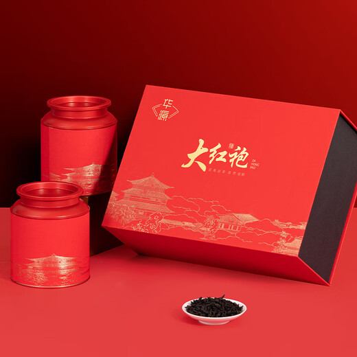 Hongyun Fresh Oolong Tea Wuyi Rock Tea Dahongpao Special Tea Gift Box Gift Box for Elders High-end Gift Box Pack 300g