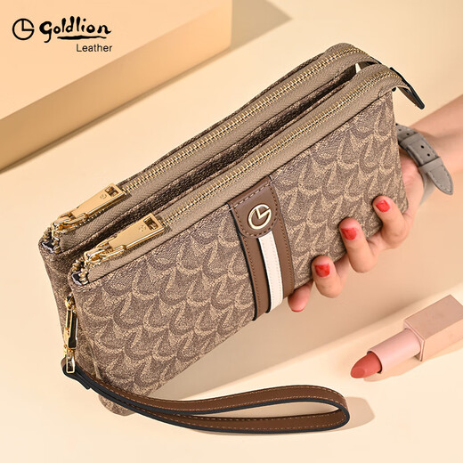 金利来女士手包2025新款手拿包女式品牌钱夹高档轻奢侈长款钱包优雅时尚 礼盒装【官方授权假一赔十】