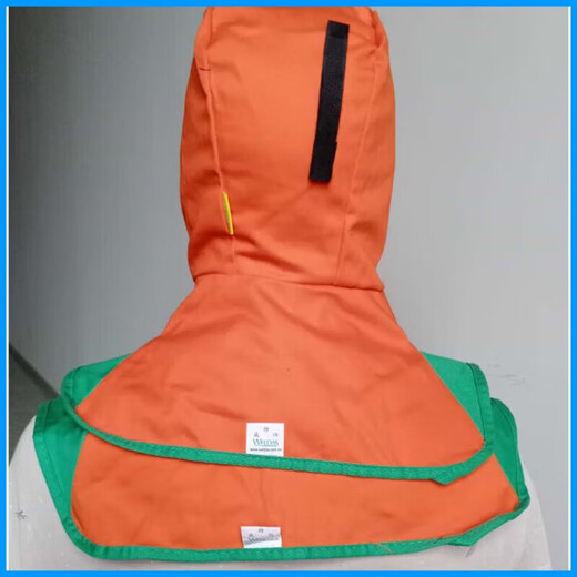 Welder's hood 23-6680 protective and fat shawl hood summer Wet anti-scalding fox flame retardant fireproof N1 23-3519 coconut style summer