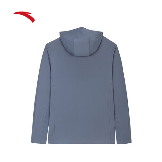 Anta heat-proof sun protection clothes丨Ice silk sports jacket men's summer outdoor hiking windbreaker top152427713 [UPF50+] Men's gray-4 L /175