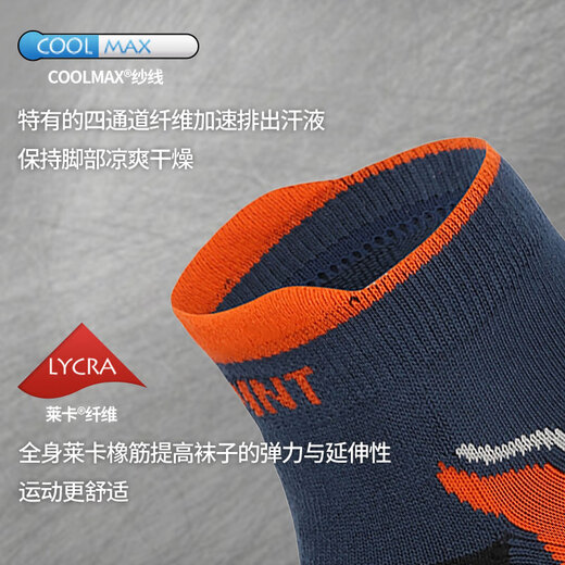 ALPINT MOUNTAIN Elmont CoolMax marathon professional running socks men's hiking socks hiking socks short-tube sports socks