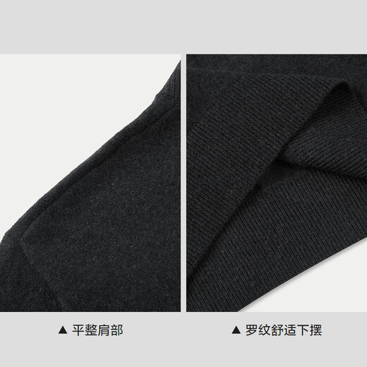 HLA Hailan House cashmere sweater men's half turtleneck slim soft sweater men winter