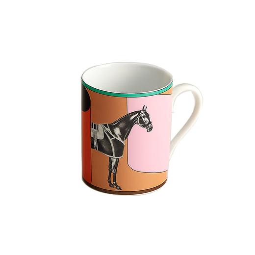Hermes (HERMES) Serpentine No. 1 Ceramic Mug Horse Pattern Gift 300ml New Year Gift P052001P
