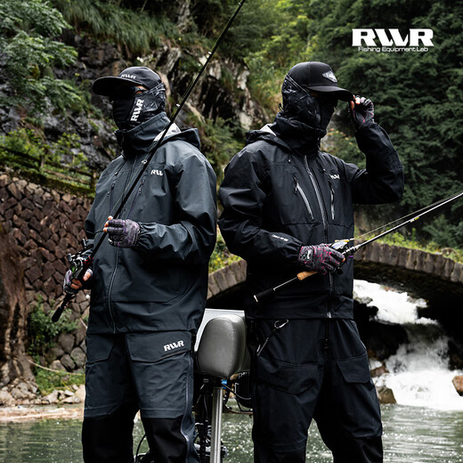 RVVR25 New Royal Scale Professional Jacket Windproof and Water-Repellent Outdoor Warm and Breathable Autumn and Winter Lure Fishing Jacket Gray XL