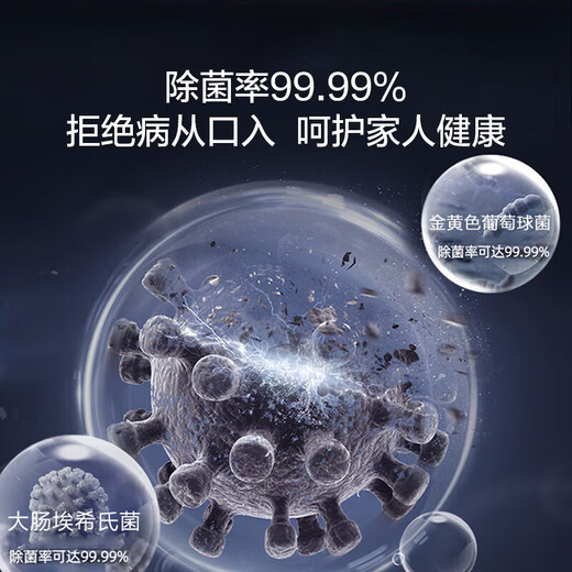 Kohler (KOHLER) desktop dishwasher high-pressure double-layer three-dimensional spray high-temperature sterilization hot air drying and decontamination integrated household countertop independent installation-free small dishwasher 29973T-NA