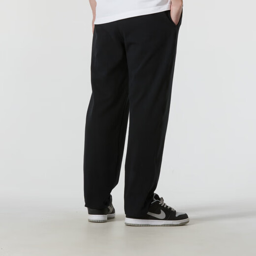 NIKE Loose Straight Pants Pure Cotton Men's Pants Outdoor Breathable Sports Pants Thin Training Casual Pants Black/FQ4333-010 Thin XL150-180Jin Jin equals 0.5 kg