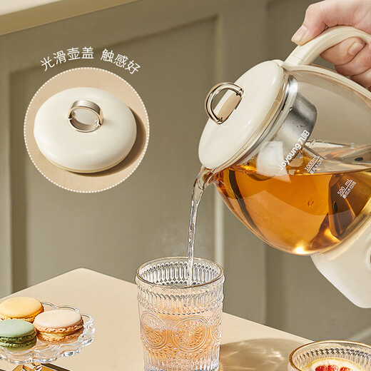 Jiuyang Jingcui health pot household 316L stainless steel heating plate tea maker spray wake-up tea gentle stew 1L office constant temperature kettle WY152 state subsidy spray tea brewing 1L