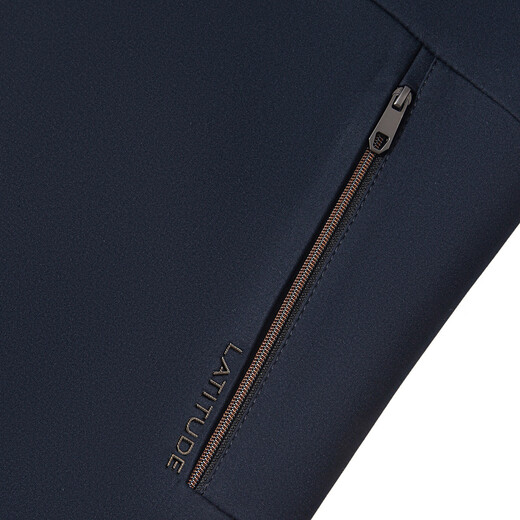 MONTAGUT Mulberry Silk Four Seasons Soft Thin Wear-Resistant Stiff Hooded Jacket JG Navy M