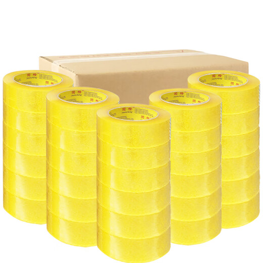 Transparentes Klebeband Großhandel Box Dichtungsband Klebeband Kleber Papier Express Verpackungsband Dichtungsband transparent große Rollenbatch 50 cm breit 19 Dicke 12054 Rollen transparent weiß