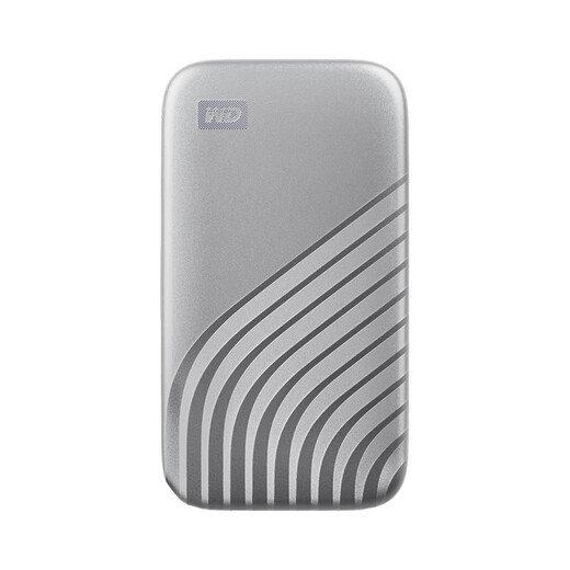 Western Digital (WD) mobile hard disk solid state PSSD type-c interface Xiaobeike mobile phone direct connection laptop external My Passport accompanying Shining silver 1050MB/s 1TB