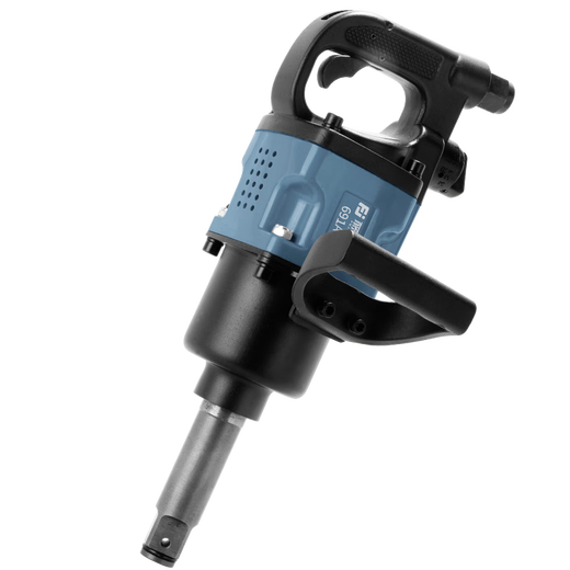 Wen Yijia Customized Schlaganfall Kanonen Pneumatische Werkzeuge Industrial Grad großer Drehmoment mittelgroße Luftkanon-Schwere-Auto-Reparaturpneumatikschlüssel 1 Zoll 3/4 1 'industrielle Kurzaxis-Schlaganfall Kanone 691a+ Langes Spindel (Spindel (Langes Spindel () (