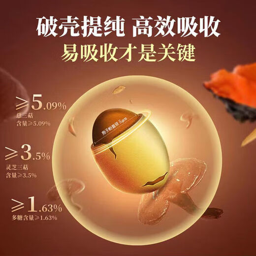 
Beijing Tongrentang raw materials Changbai Mountain wild Ganoderma lucidum authentic Ganoderma lucidum powder authentic Ganoderma lucidum robe powder direct sale Ganoderma lucidum spore powder [500g 2 bottles]