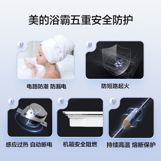 美的（Midea）浴霸暖风照明排气一体集成300x600风暖卫生间暖风机换气浴霸灯G2