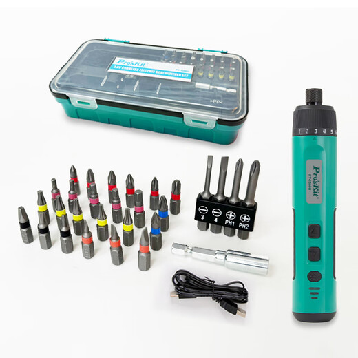 Baogong (Pro sKit) PT-1366U electric screwdriver household 26-in-1 rechargeable electric screwdriver set