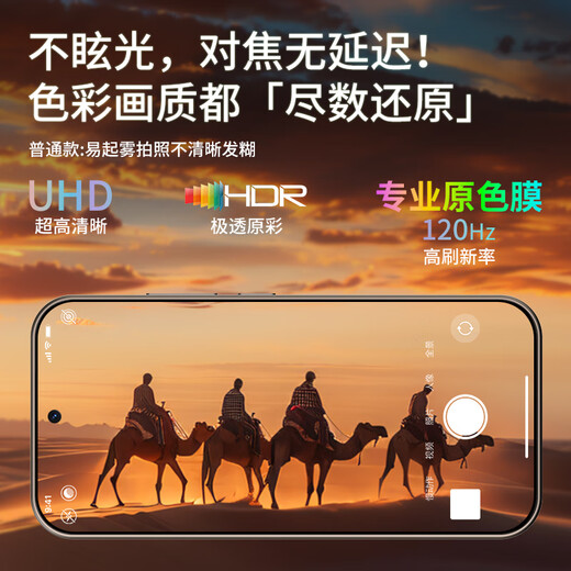 ESCASE two-piece package suitable for vivoX300Pro lens film vivox300pro mobile phone camera protective film full screen coverage ultra-thin high-definition anti-fall and fade fingerprints