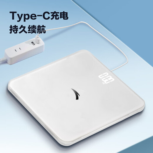 安踏（ANTA）智能体重秤家用健康秤电子秤高精度小程序数据测量追踪智能分析 充电款