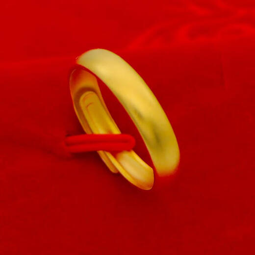 Vietnamese sand gold ancient ring for men and women genuine 999 pure gold plated 18K simulated fake gold wedding ring jewelry ancient ring