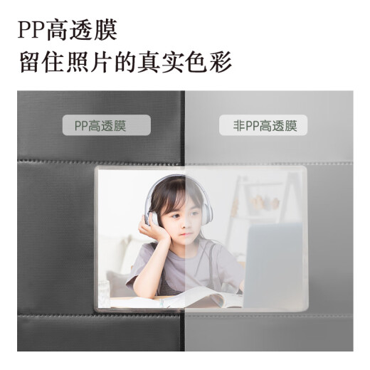 得力(deli)相册影集 6寸480入大容量家庭相册情侣旅行相册本纪念册儿童成长记录册 蓝色PQ854