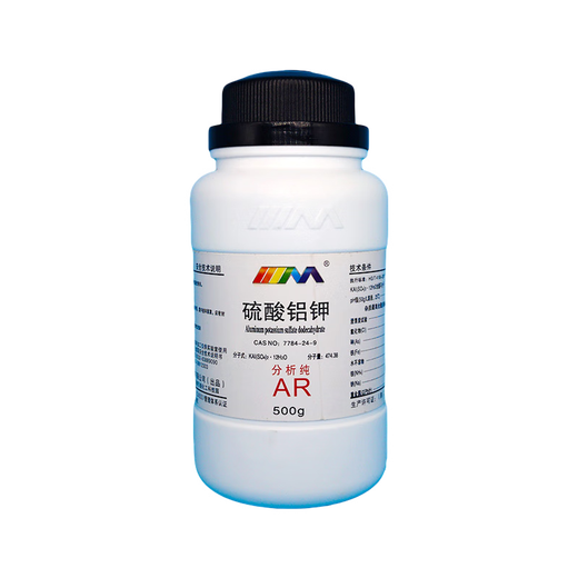 Karan (Karan) Potassium Aluminum Sulfate Alum Dodecahydrate Analytical Pure AR500g Chemical Experiment Reagent Analytical Pure AR500g AR500g Spot