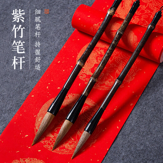 Meilin Penzhuang couplet brush Spring Festival writing couplet pen ink paper inkstone pen Spring couplet blessing pen large large regular script calligraphy large character special extra large entry-level calligraphy couplet brush