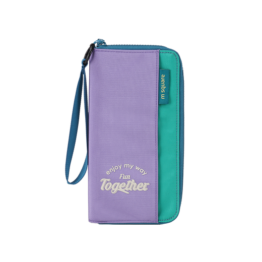 m square passport holder passport ticket storage bag document wallet large capacity protective cover portable when going abroad