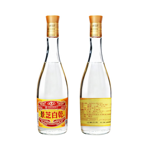 景芝 白乾老黄皮 高度白酒 49度480ml*6瓶 整箱装