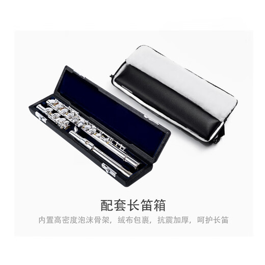 Acacia Bird Flute 16-hole closed-hole dual-purpose adult children beginners playing silver-plated flute instruments for professional performance
