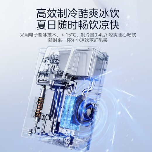 美的（Midea） 壁挂管线式饮水机 家用净水器伴侣 白月光管线机 全通量适配 6段控温 智能触控  速热饮水机 902-D管线机--延迟发货