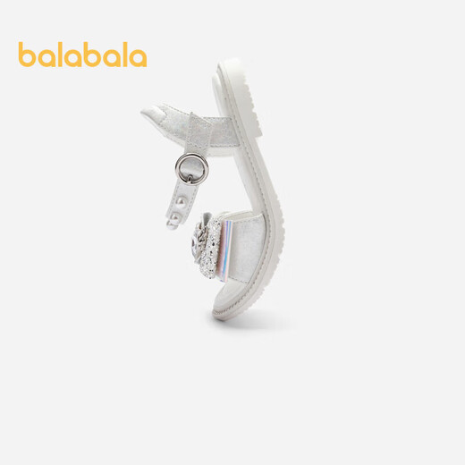 Balabala children's sandals girls shoes 2024 summer beach shoes princess shoes sweet and exquisite 208224141016