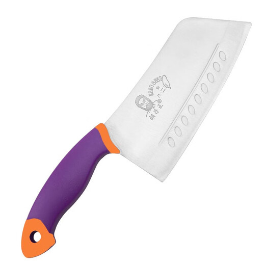 Beard King's same style kitchen knife Qianxi purple blade cannonball stainless steel kitchen household cutter combination set 60 purple