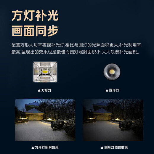 乔安摄像头家用室外防水高清夜视全彩报警自动追踪无死角360全景远程手机对话网络监控器户外门口看护 超清三镜头10倍变焦WiFi+断电续航+128G卡 推荐【5MP】500万像素