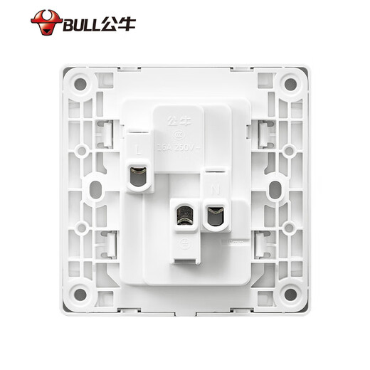 公牛（BULL）开关插座G36系列16A大功率带开关插座G36E204白色暗装