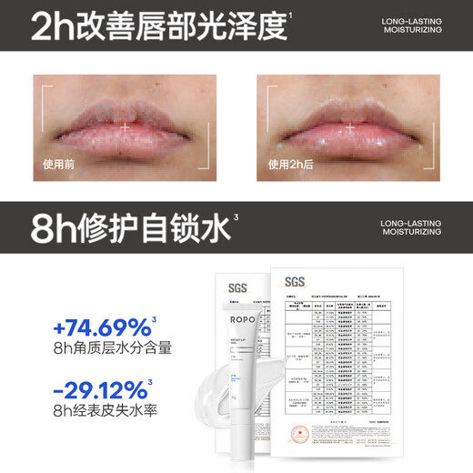 ROPO He Hongshans Lippenbalsam im gleichen Stil für Damen, Lippenglasur, Lippenessenz, Lippenmaske, feuchtigkeitsspendend, Geburtstagsgeschenk