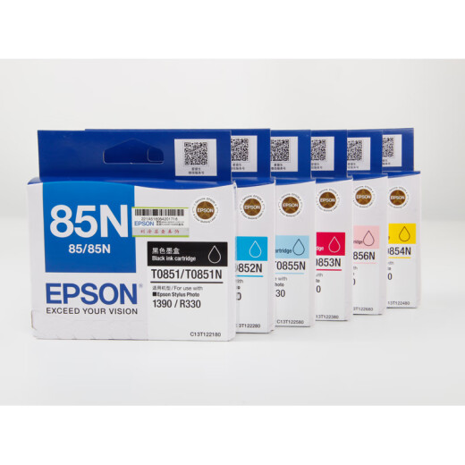 Cartucho de tinta Epson T0851 85NT0851NepsonPhoto1390R330 Cartucho de tinta T0851N Negro T0852N Cyan