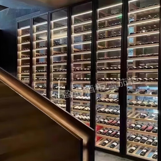 Double small stainless steel constant temperature wine cabinet, custom room temperature red wine and white wine cabinet, constant humidity cigar cabinet, wine cabinet and wine rack, custom design