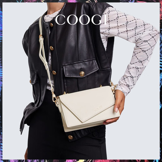 Coogi -Bag Damenbeutel Leichte Luxusmarke Frauen Umhängetasche Frauen Crossbody Bag Damen Valentinstag Geburtstagsgeschenk für Freundin Frau von White Kyokura Straight Hair