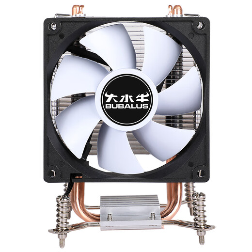 Радиатор процессора BUBALUS T22 (2 тепловые трубки/мультиплатформенность Intel/поддержка матового вентилятора 1700/9 см/замок для легкой установки/воздушное охлаждение корпуса компьютера)