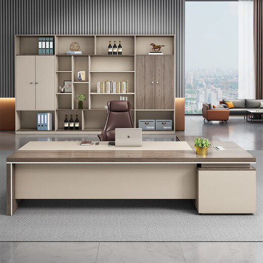 Shengli boss desk leader office single executive desk office manager desk supervisor desk and chair a front desk chair