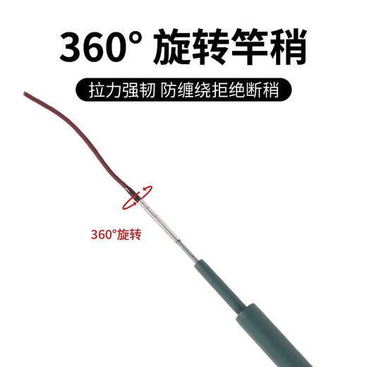 Rod de ruisseau Hunhuo Black Black Pit Carpe Tod 3,6 mètres Ultra-Light Fin Fix Pêche à main Tie à main Micro-table Boucle de pêche petite canne à pêche