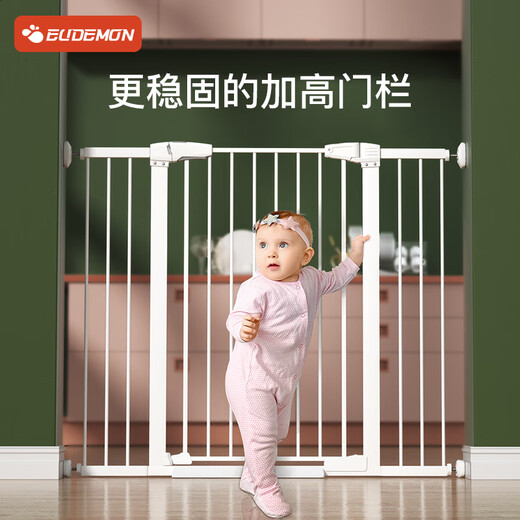 Eudemon (Eudemon) Puerta de seguridad para la barandilla de la barandilla para la barandilla de la barandilla de mascotas de la puerta del bebé Puerta de la puerta del bebé Preventa a los niños el modelo de puerta de 1 metro más alto
