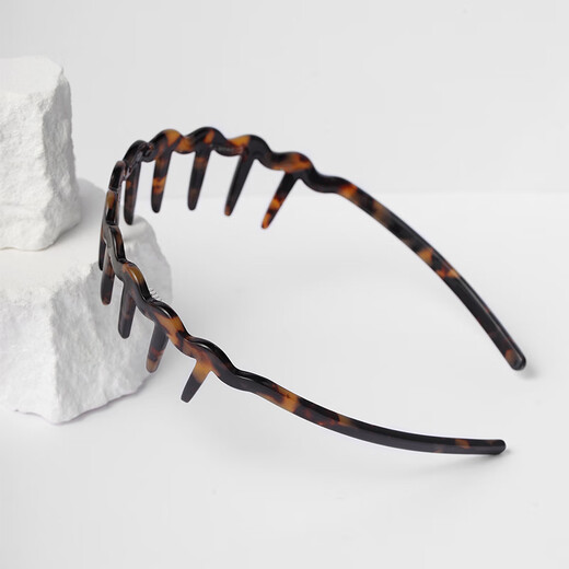 Chimera (CHIMERA) retro acetate plate wavy hair hoop that does not stretch over the head, high head, non-slip face wash hairpin girl birthday gift