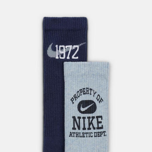 耐克（NIKE）EVERYDAY 舒适速干中筒运动袜（3 双三色） FQ0325-902 M