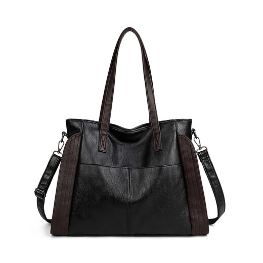 CALWAN KEODH Tote Bag Women's Bag 2025 New Autumn and Winter Large Capacity Portable Crossbody Mother's Birthday Gift for Girlfriend and Wife Black Light Luxury Fashion Versatile Casual Practical Careful Girlfriend