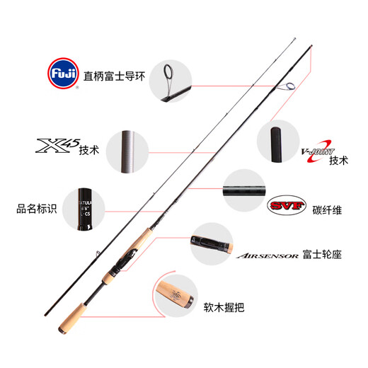 
DAIWA TATULA CS V/Q 21 new product Spider Lure Rod Carbon Fishing Rod Bass Lure Sports and Leisure 22 new model 682MXB-ST CS.Q(2.