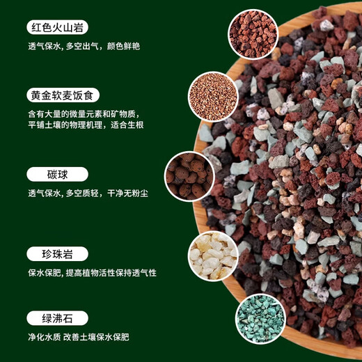 Succulent soil special nutritional soil fleshy granular soil plant planting soil paving stone leaf insert household peat soil large bag 30% granular succulent soil 10Jin Jin is equal to 0.5 kg